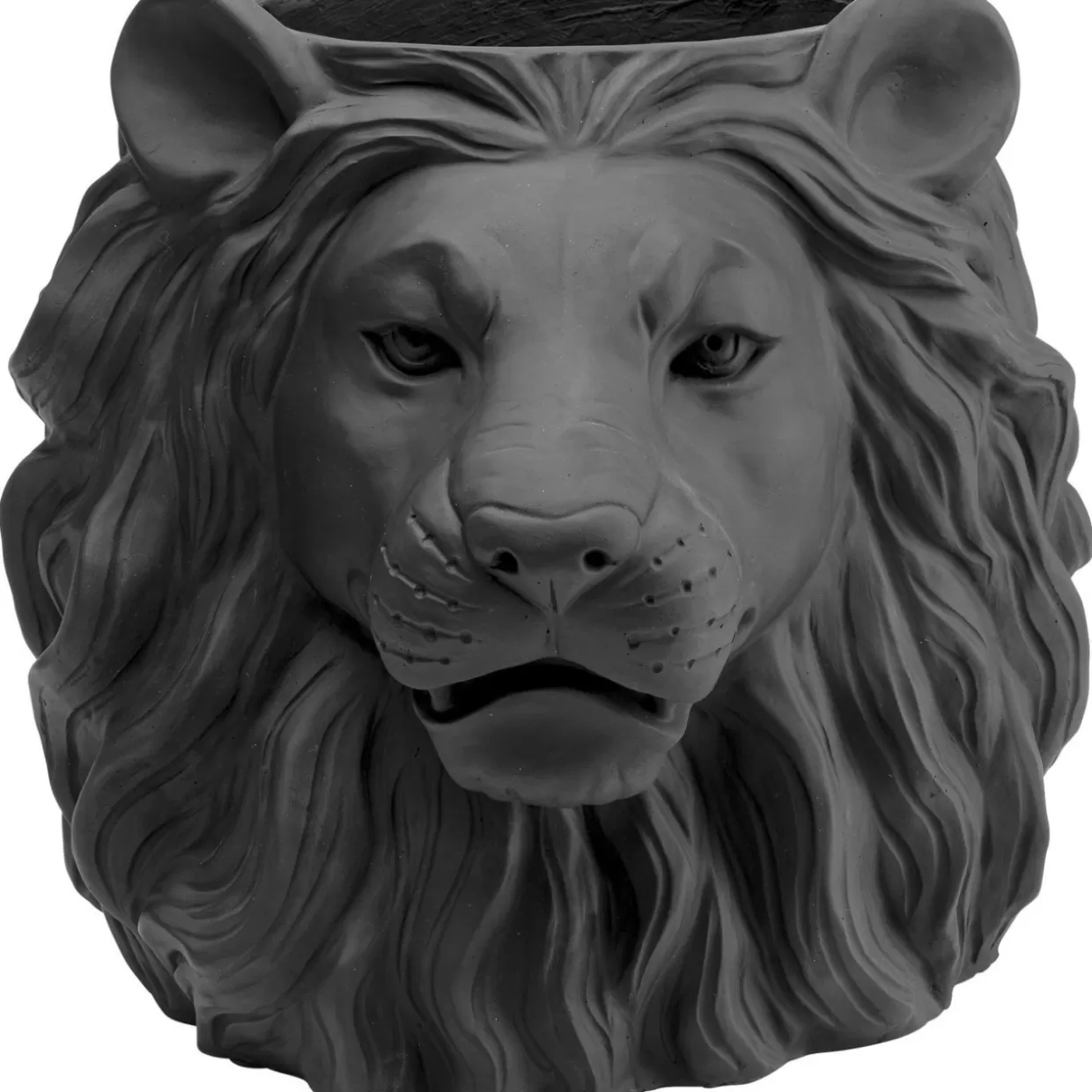 KARE Design Aufbewahrung & Ordnung | Deko Ubertopf Lion Schwarz