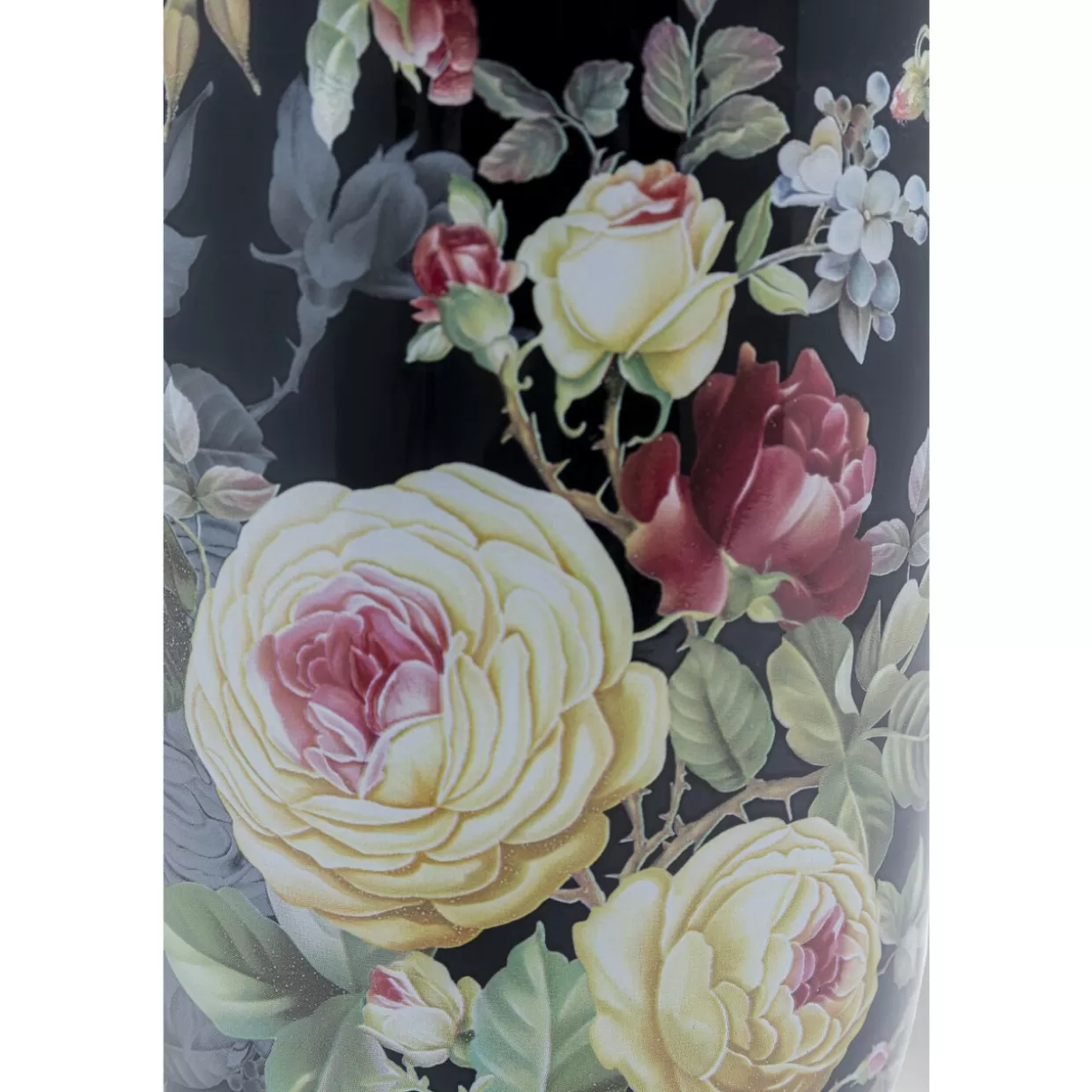 KARE Design Vasen | Deko Vase Rose Magic Schwarz 27Cm