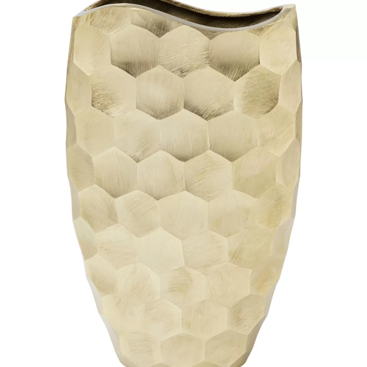 KARE Design Vasen | Deko Vase Sacramento Comb Champagner Gold 59Cm