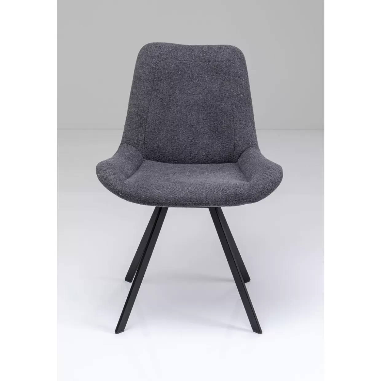 KARE Design Stühle | Drehstuhl Baron Grau