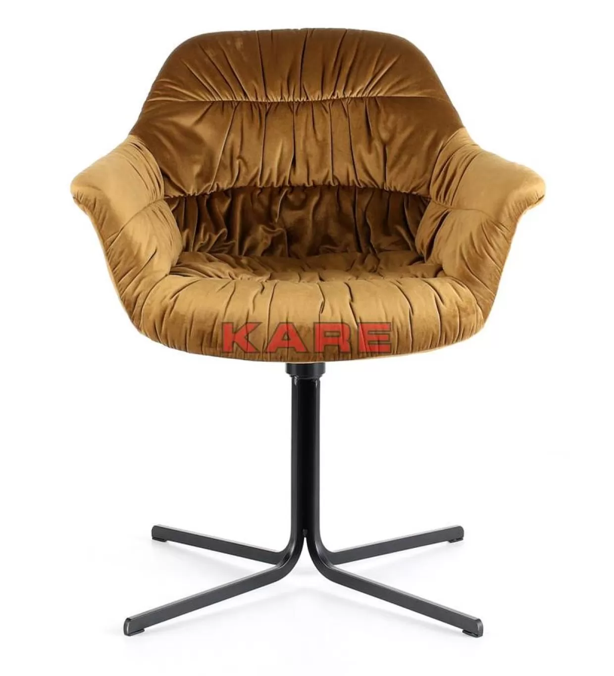 KARE Design Stühle | Drehstuhl Colmar Gelb