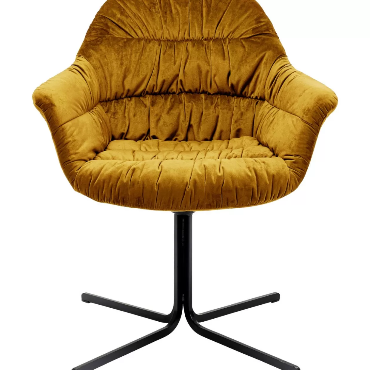 KARE Design Stühle | Drehstuhl Colmar Gelb