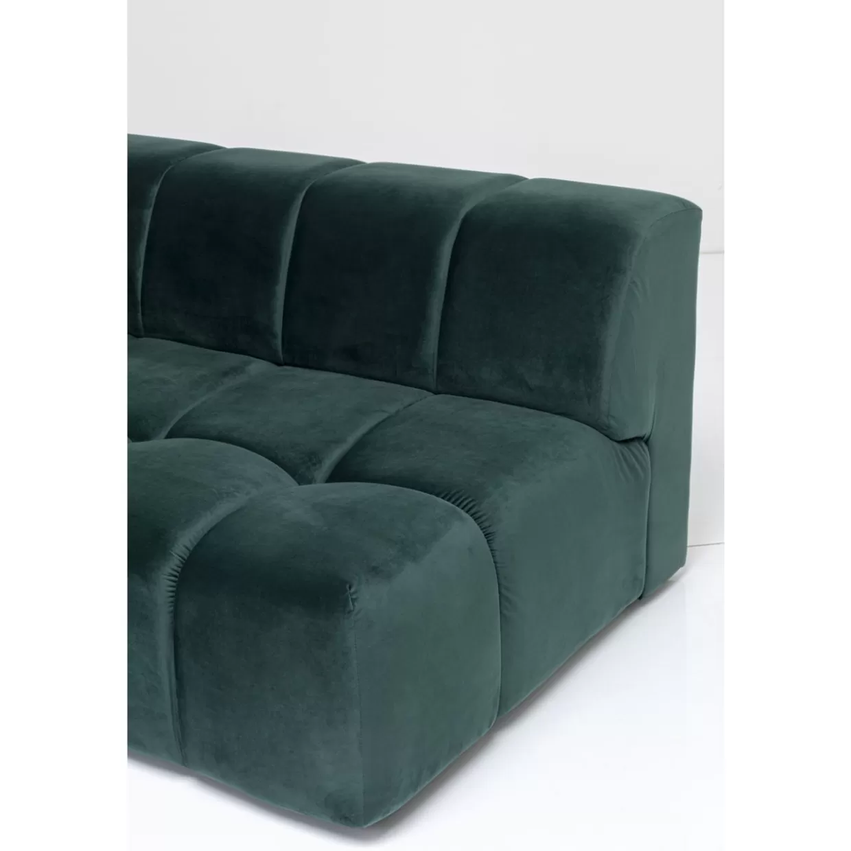 KARE Design Sofas & Couches | Ecksofa Belami Velvet Dunkelgrun Links 265Cm