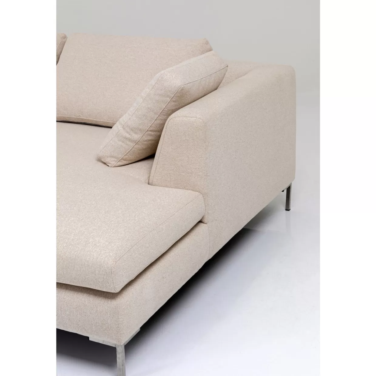 KARE Design Sofas & Couches | Ecksofa Gianni Creme Rechts