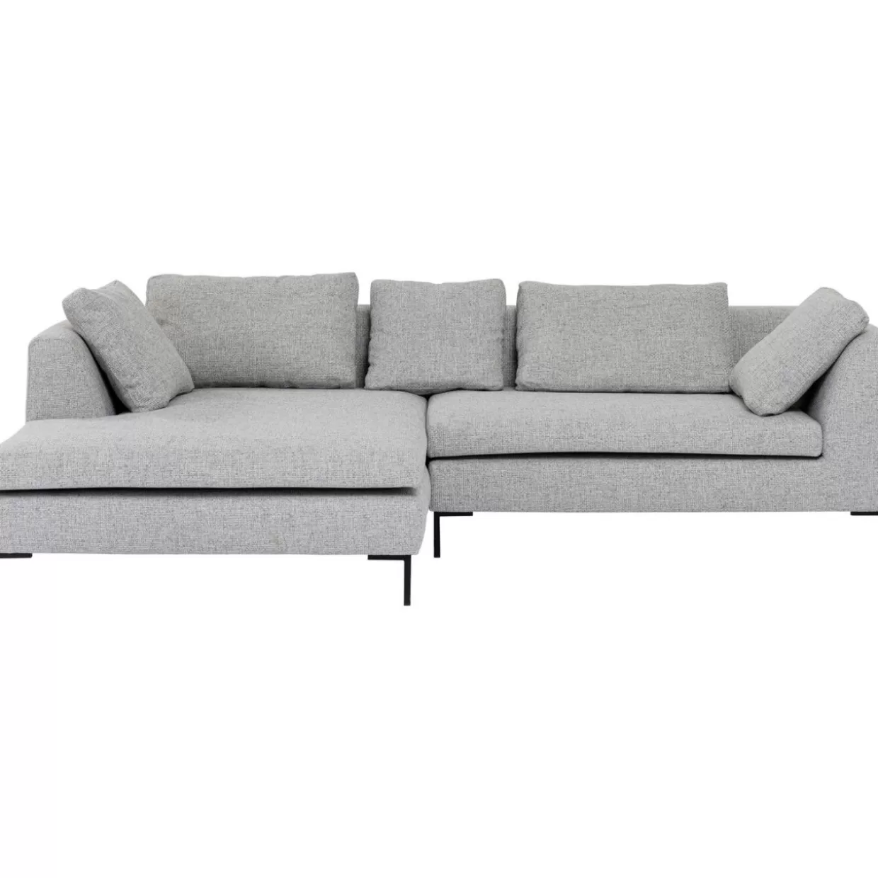 KARE Design Sofas & Couches | Ecksofa Gianni Dolce Hellgrau Links