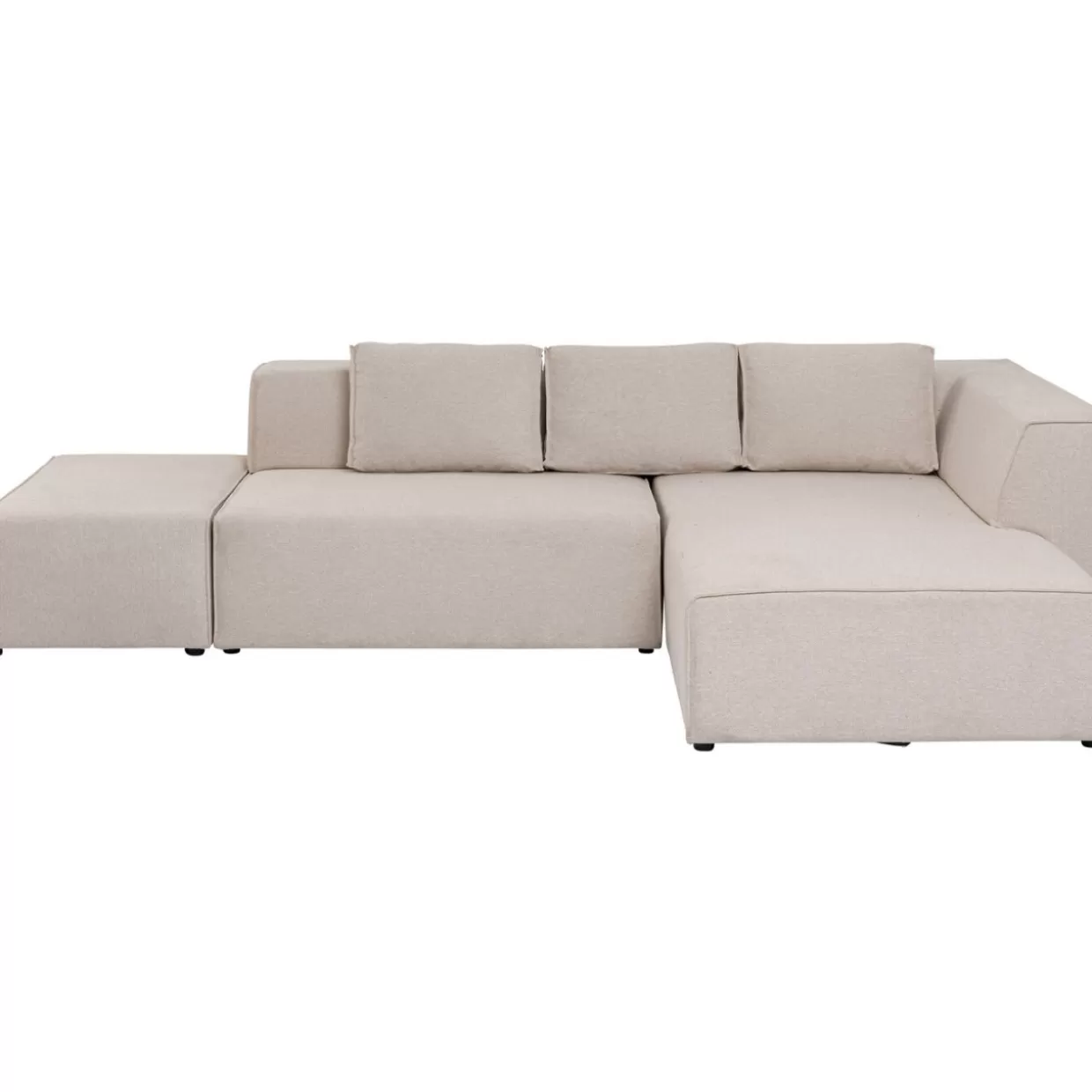 KARE Design Sofas & Couches | Ecksofa Infinity Ottomane Creme Rechts