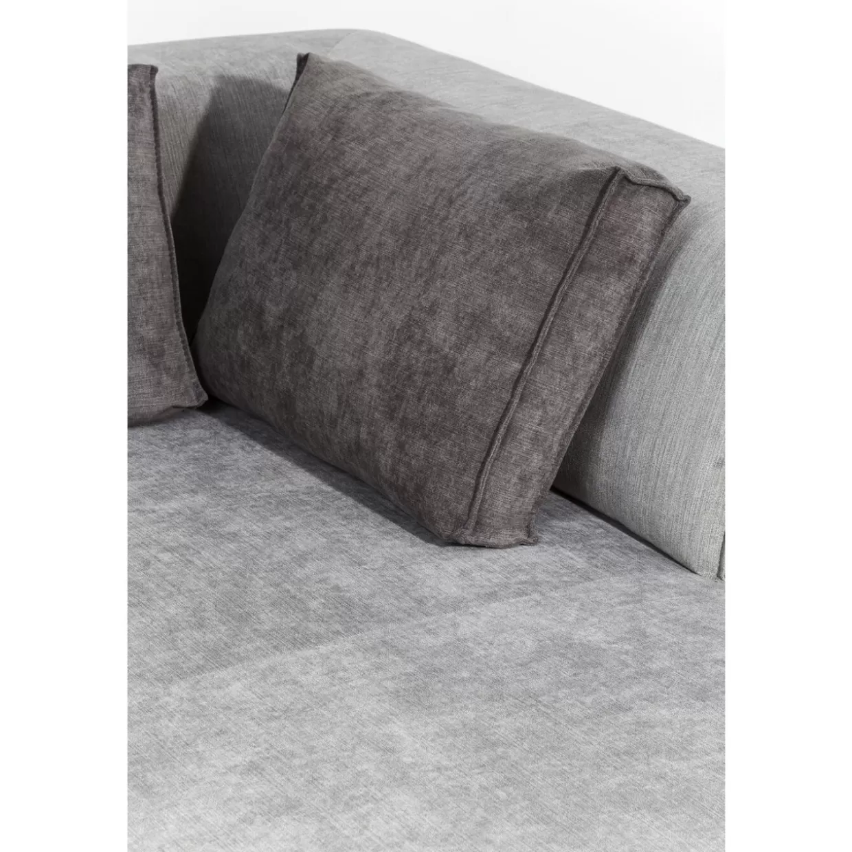 KARE Design Sofas & Couches | Ecksofa Infinity Ottomane Grau Links