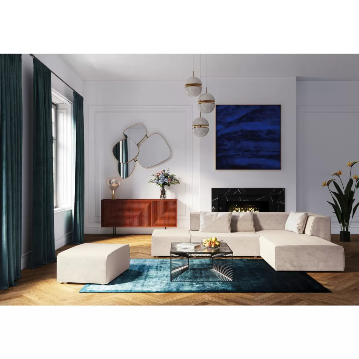 KARE Design Sofas & Couches | Ecksofa Infinity Vegas Creme