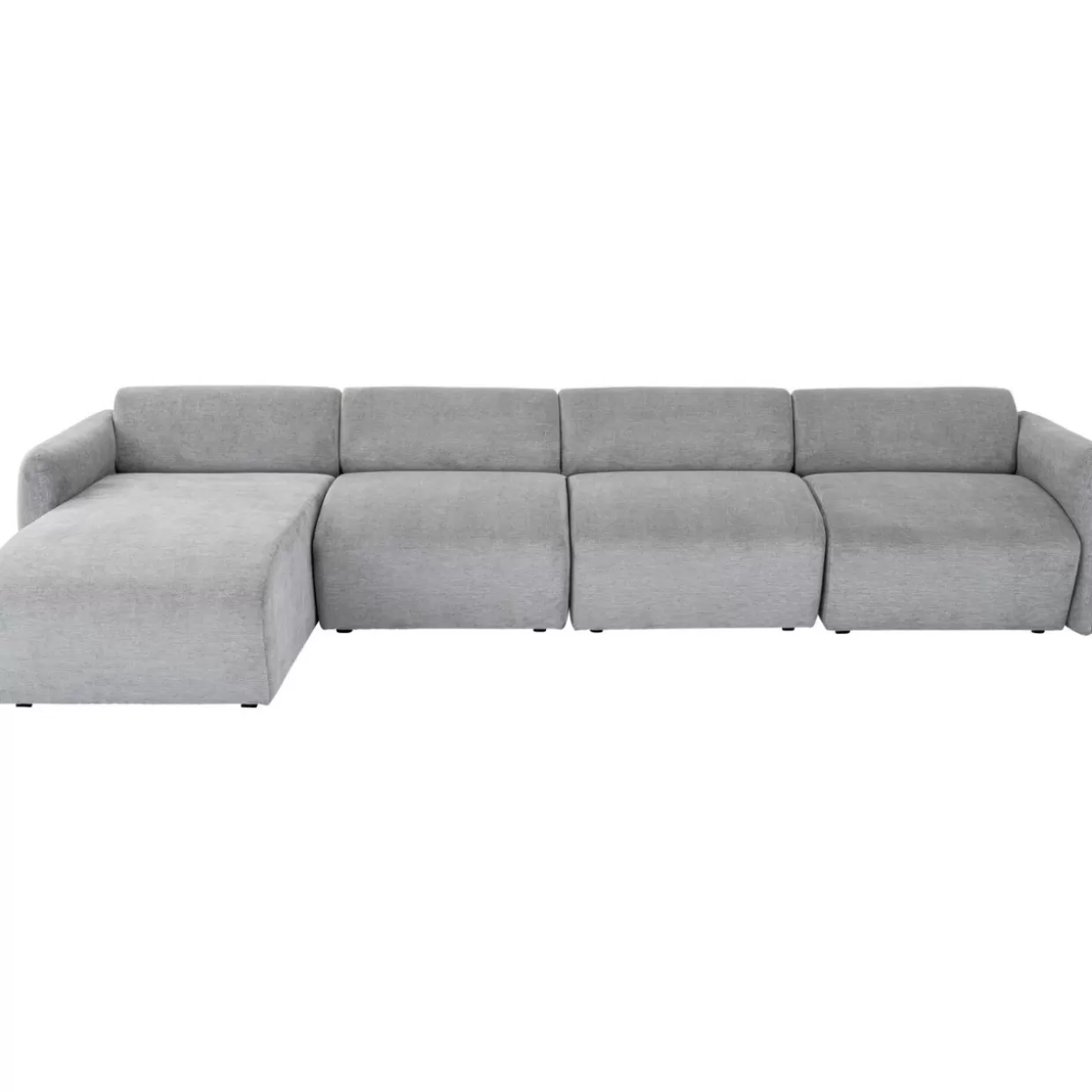 KARE Design Sofas & Couches | Ecksofa Lucca Grau Links 331Cm