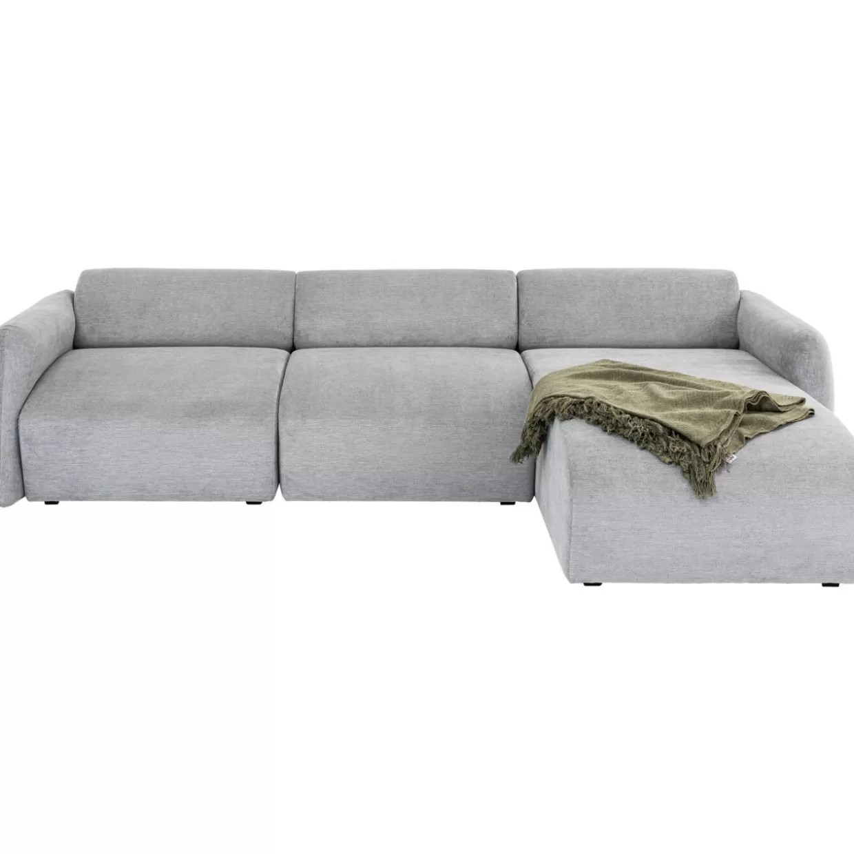 KARE Design Sofas & Couches | Ecksofa Lucca Grau Rechts 255Cm
