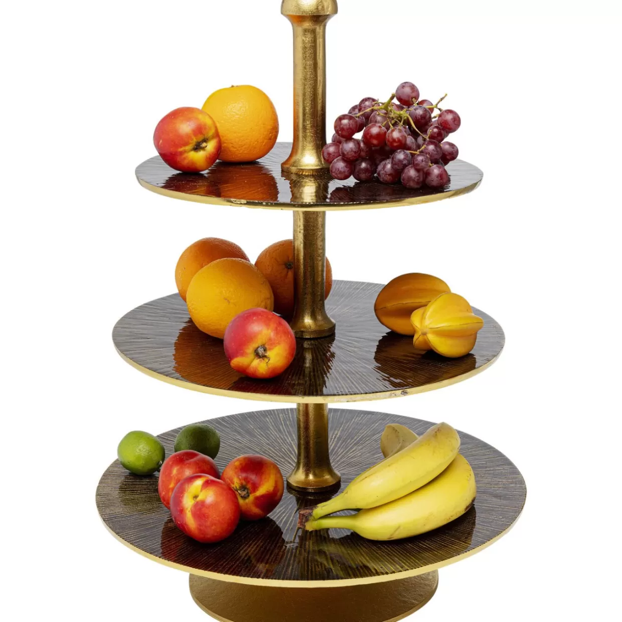 KARE Design Geschirr & Tischaccessoires | Etagere Lovely Brass 56Cm