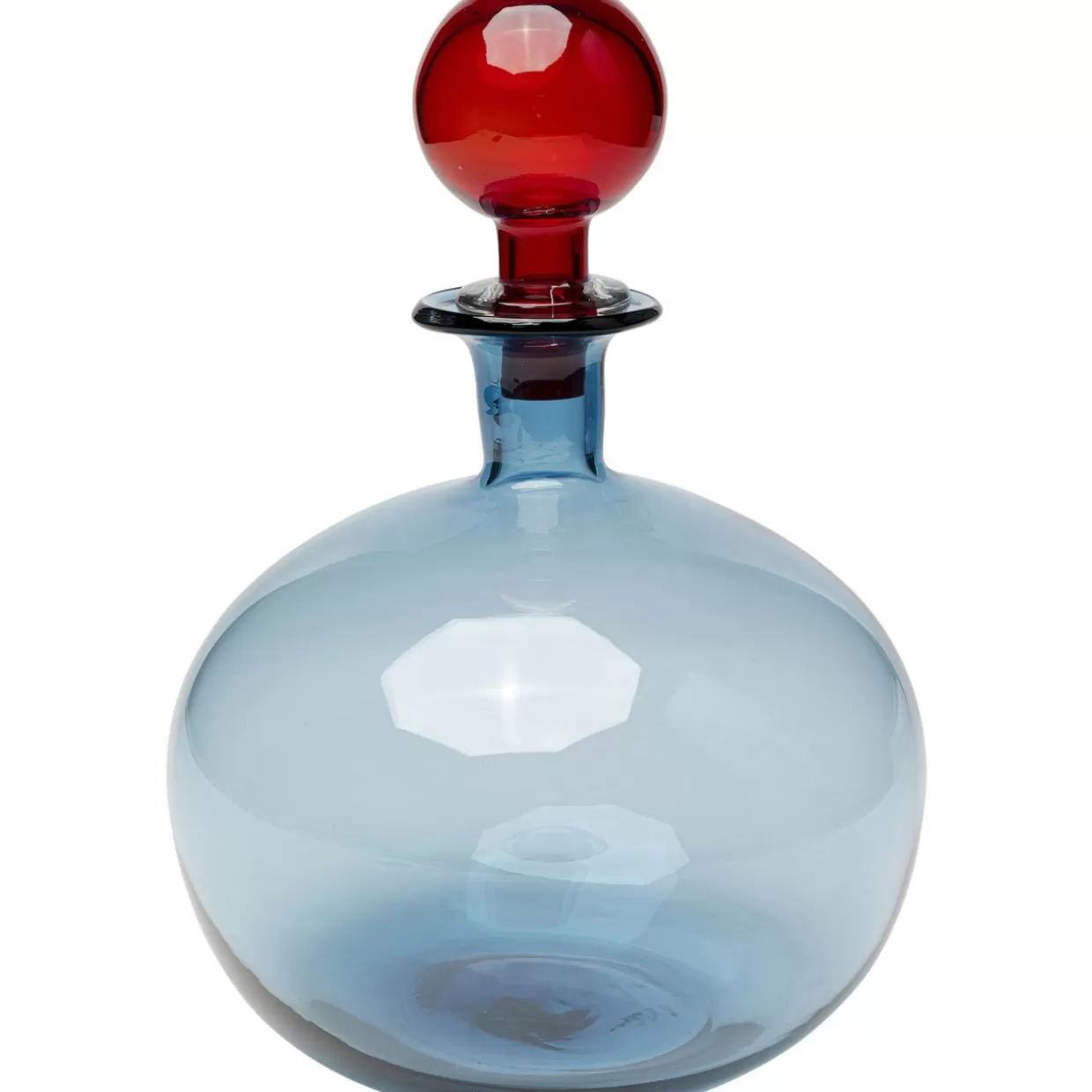 KARE Design Aufbewahrung & Ordnung | Flasche Honeymoon Lid Blau 25
