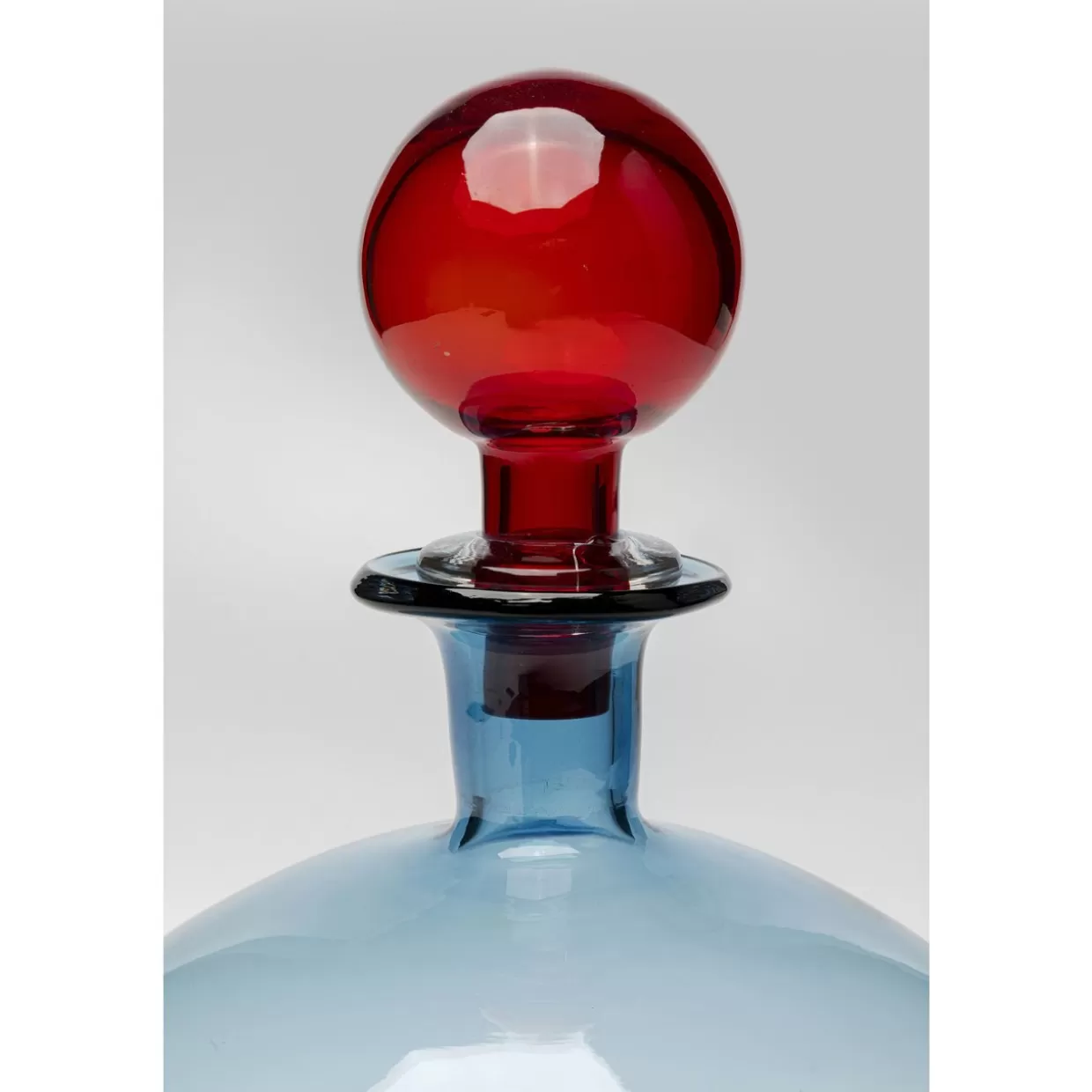 KARE Design Aufbewahrung & Ordnung | Flasche Honeymoon Lid Blau 25