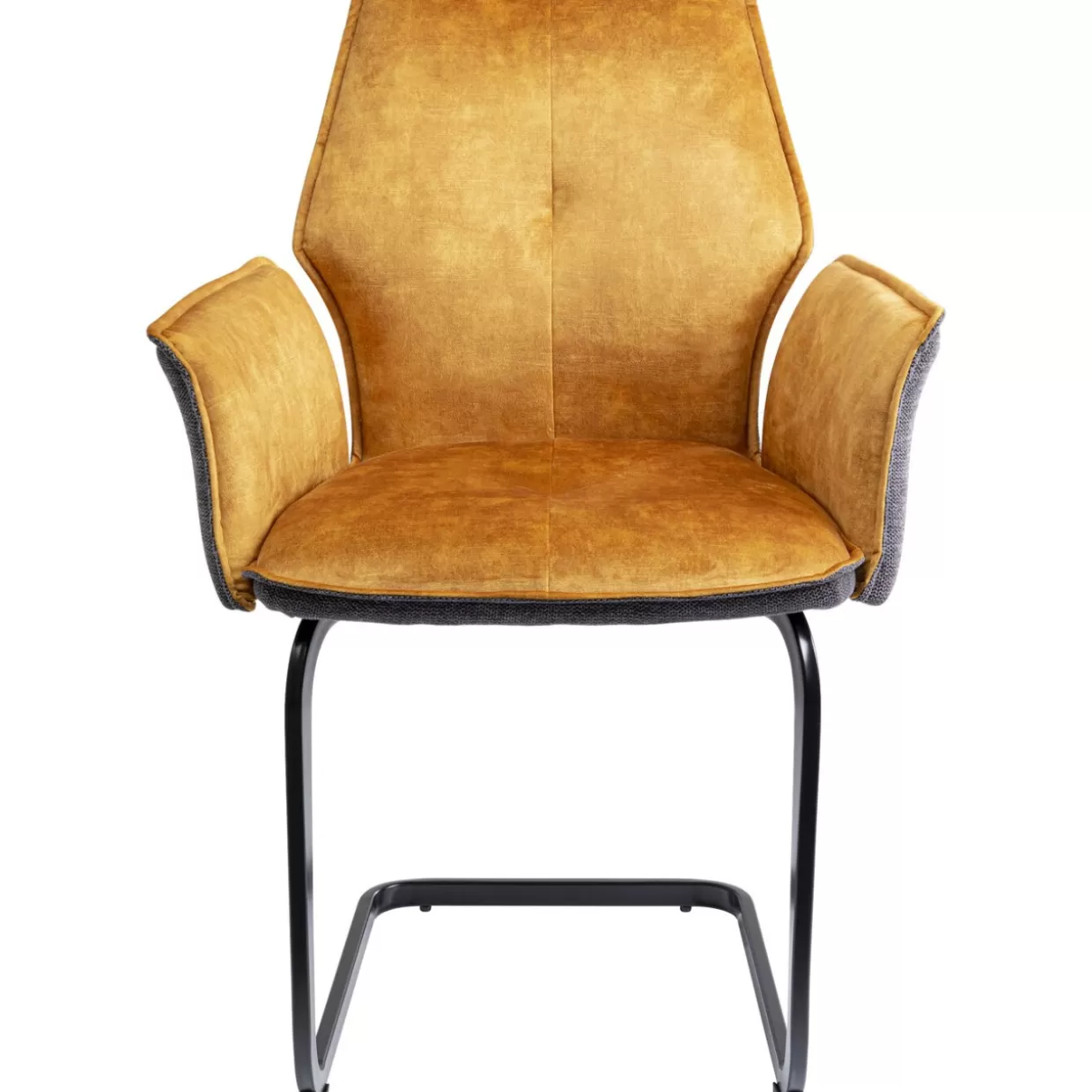 KARE Design Stühle | Freischwinger Brego Senf