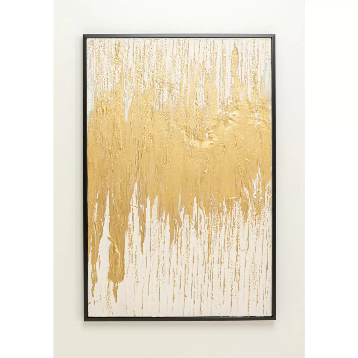 KARE Design Bilder | Gerahmtes Bild Abstract Weis 80X120Cm
