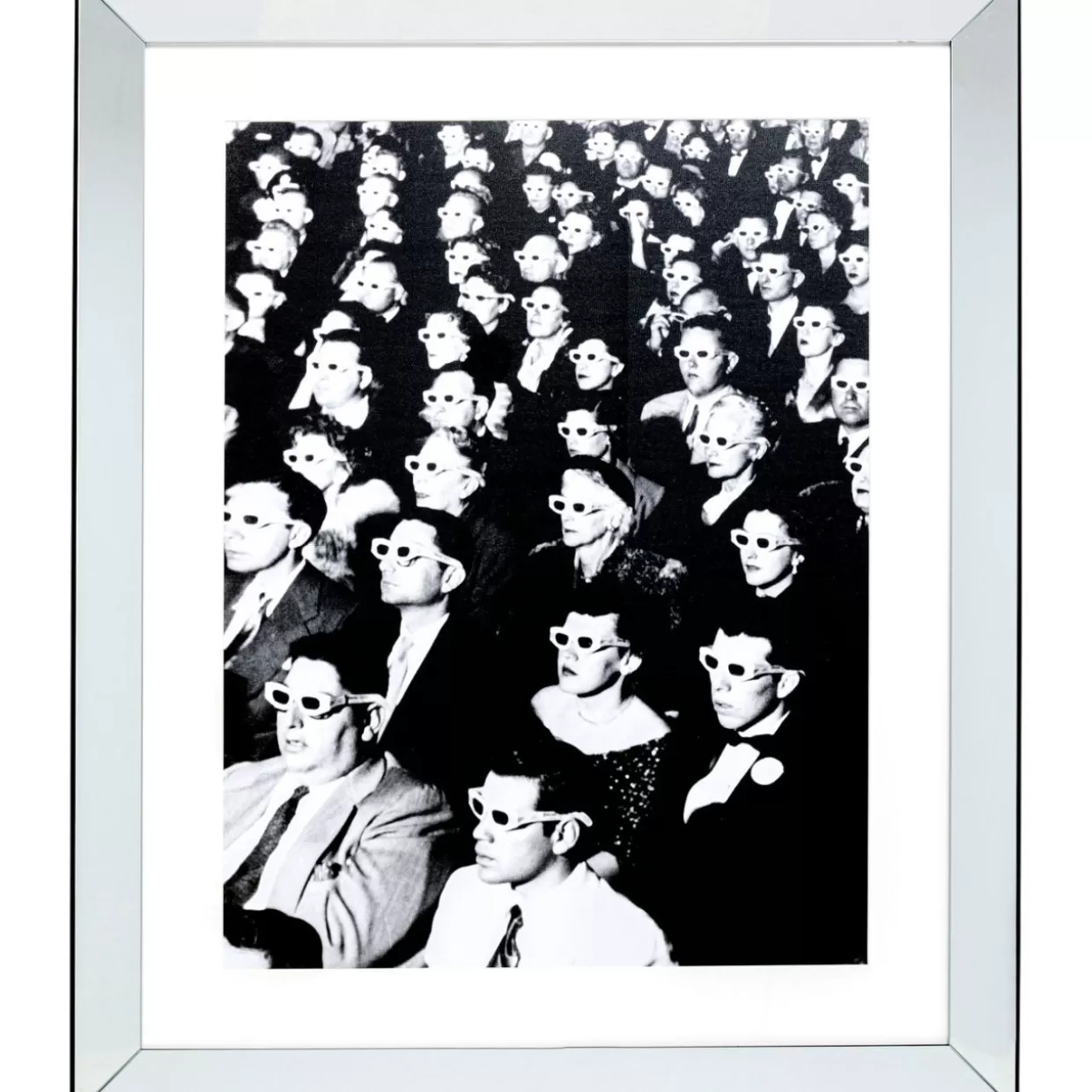 KARE Design Bilder | Gerahmtes Bild Audience 85X105Cm