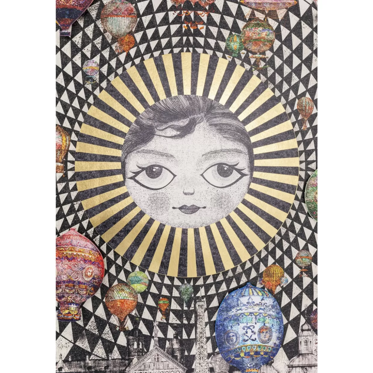 KARE Design Bilder | Gerahmtes Bild Balloons 160X260Cm