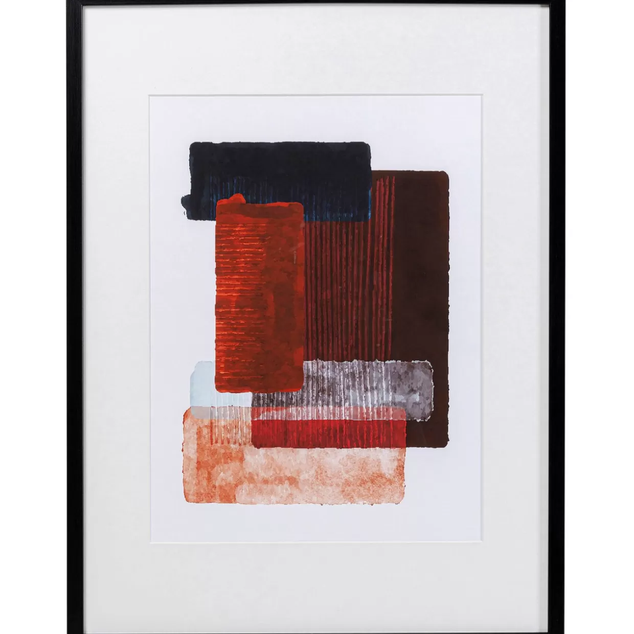 KARE Design Bilder | Gerahmtes Bild Box Back Rot 60X80Cm