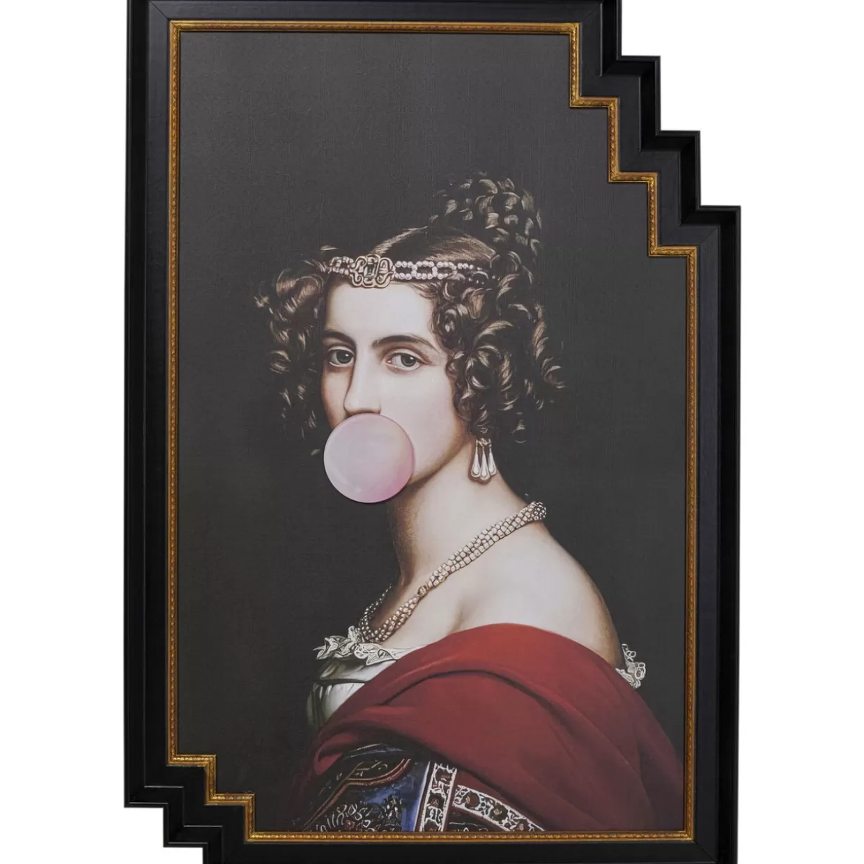 KARE Design Bilder | Gerahmtes Bild Bubble Gum 80X120Cm