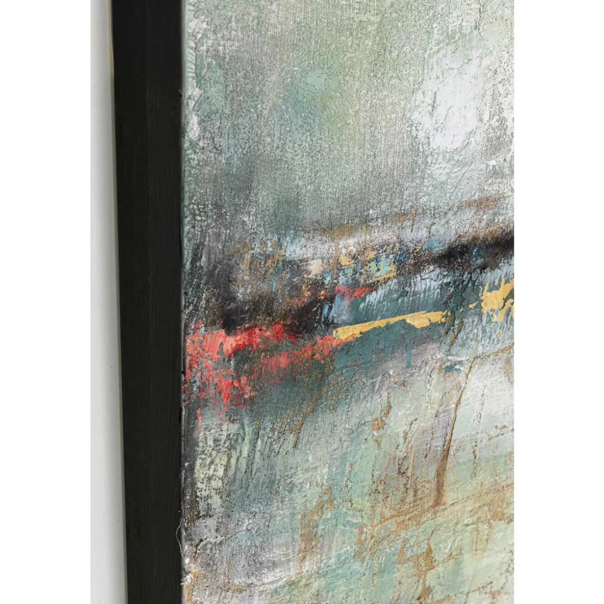 KARE Design Bilder | Gerahmtes Bild Dust Gold 120X120Cm