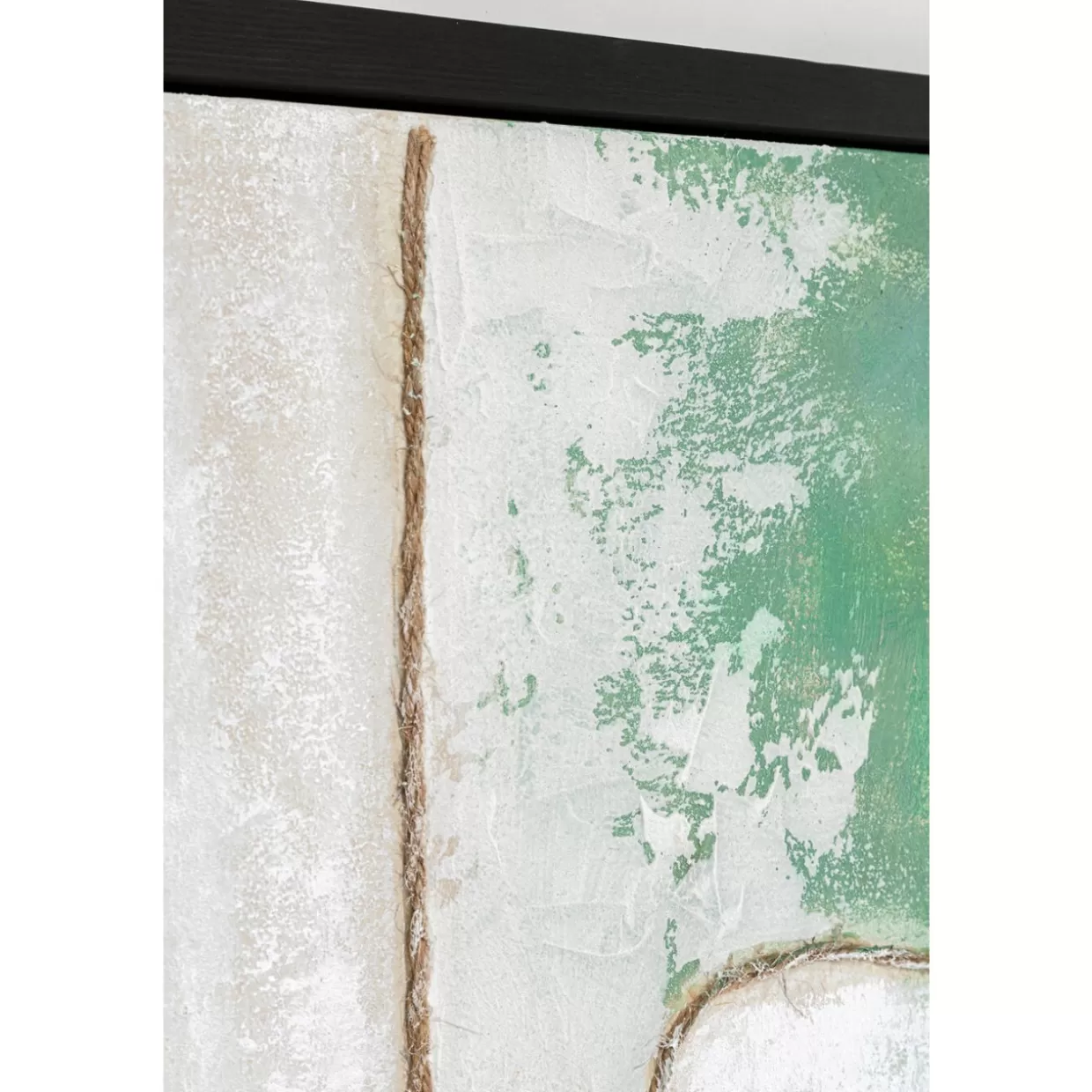 KARE Design Bilder | Gerahmtes Bild Dust Grun 120X120Cm