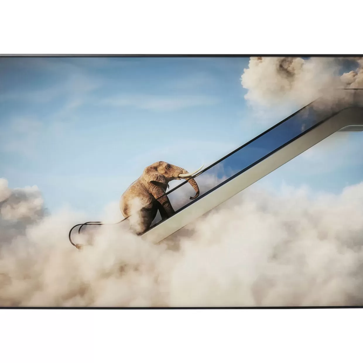 KARE Design Bilder | Gerahmtes Bild Elephant In The Sky 150X100Cm
