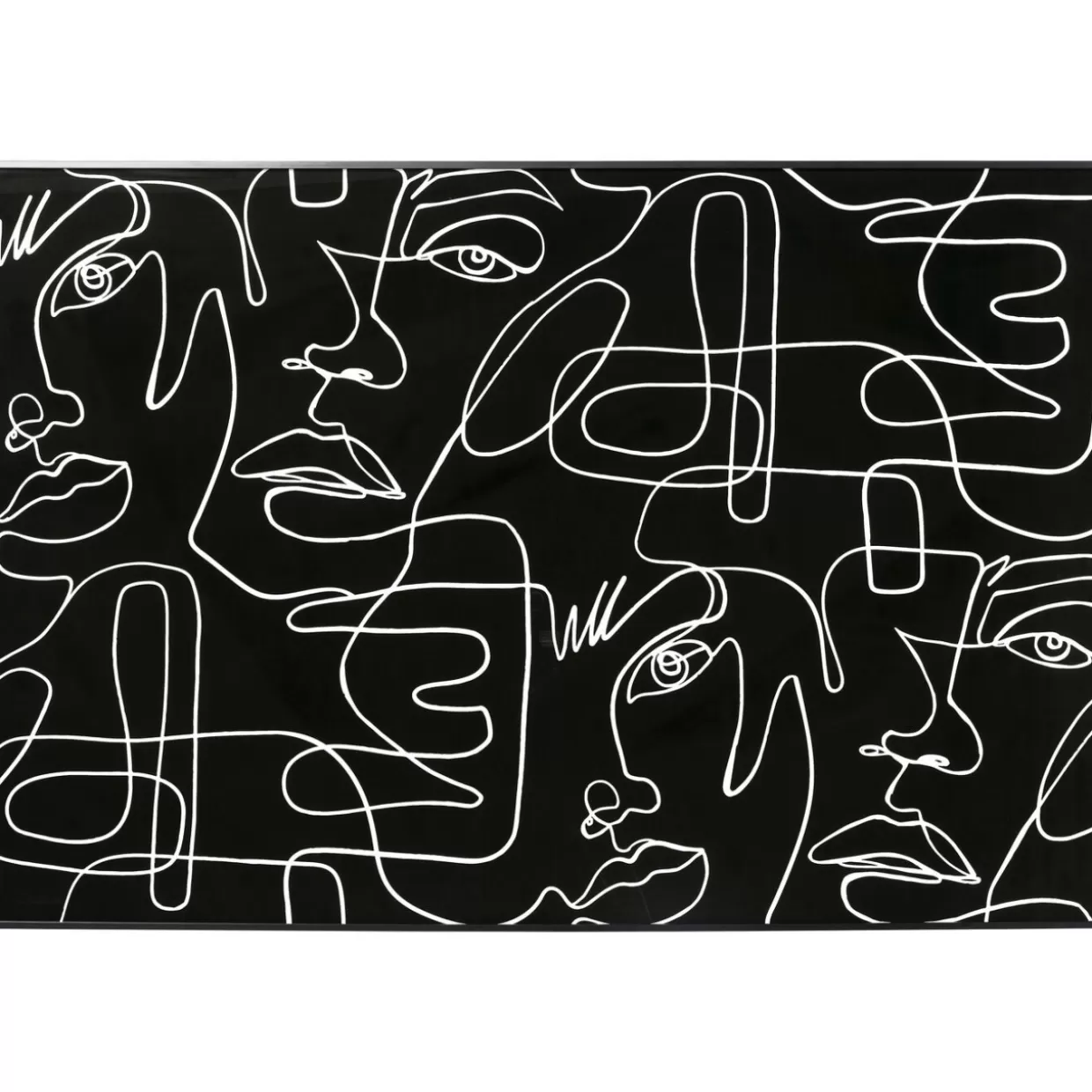 KARE Design Bilder | Gerahmtes Bild Faccia Arte Drawing 150X100Cm