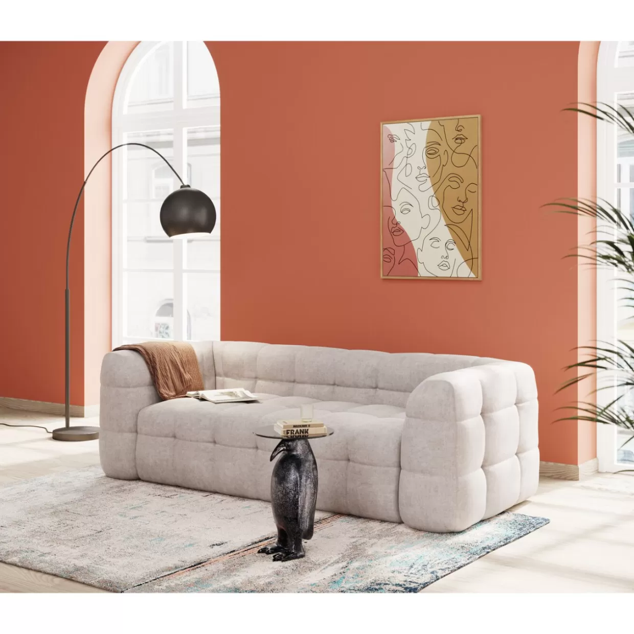 KARE Design Bilder | Gerahmtes Bild Faccia Arte Tri Colore 90X120Cm