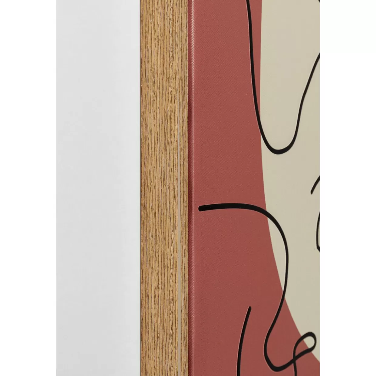 KARE Design Bilder | Gerahmtes Bild Faccia Arte Tri Colore 90X120Cm