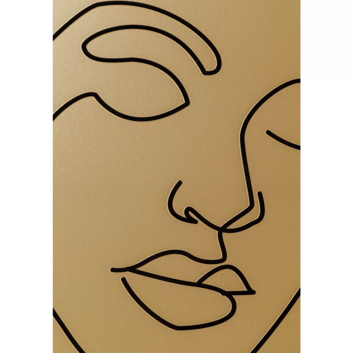 KARE Design Bilder | Gerahmtes Bild Faccia Arte Tri Colore 90X120Cm