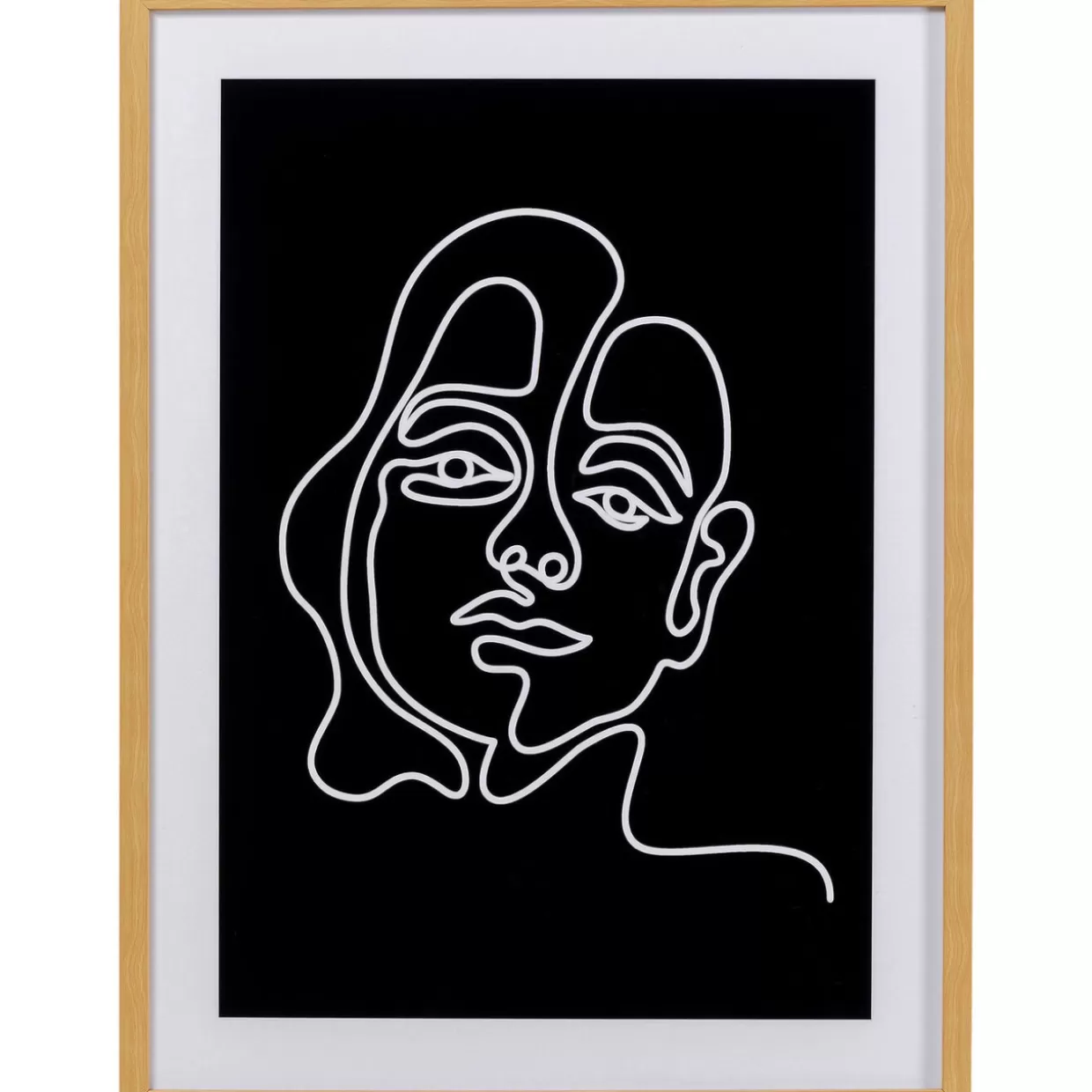 KARE Design Bilder | Gerahmtes Bild Faccia Arte Woman 60X80Cm