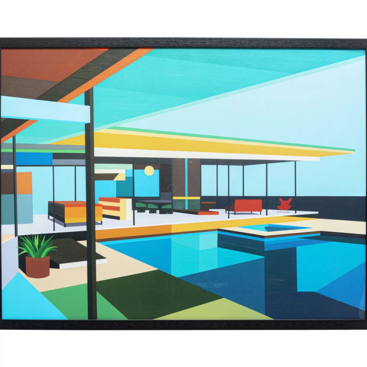 KARE Design Bilder | Gerahmtes Bild Modern Architecture 100X80Cm