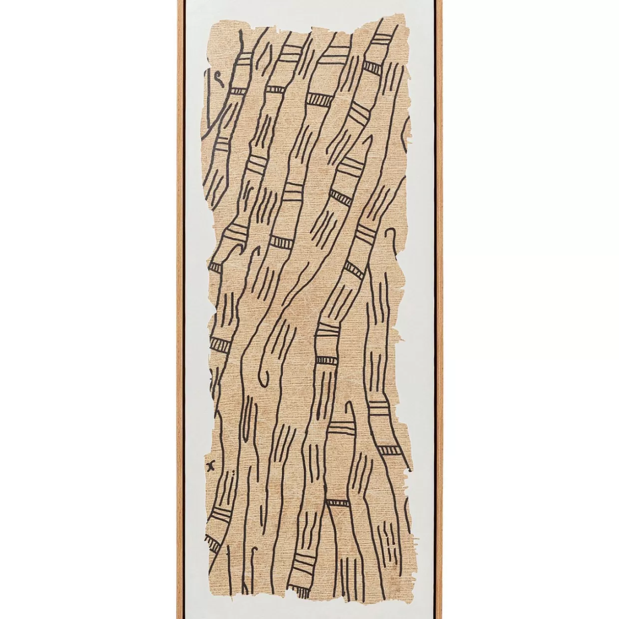 KARE Design Bilder | Gerahmtes Bild Native Lines 50X150Cm