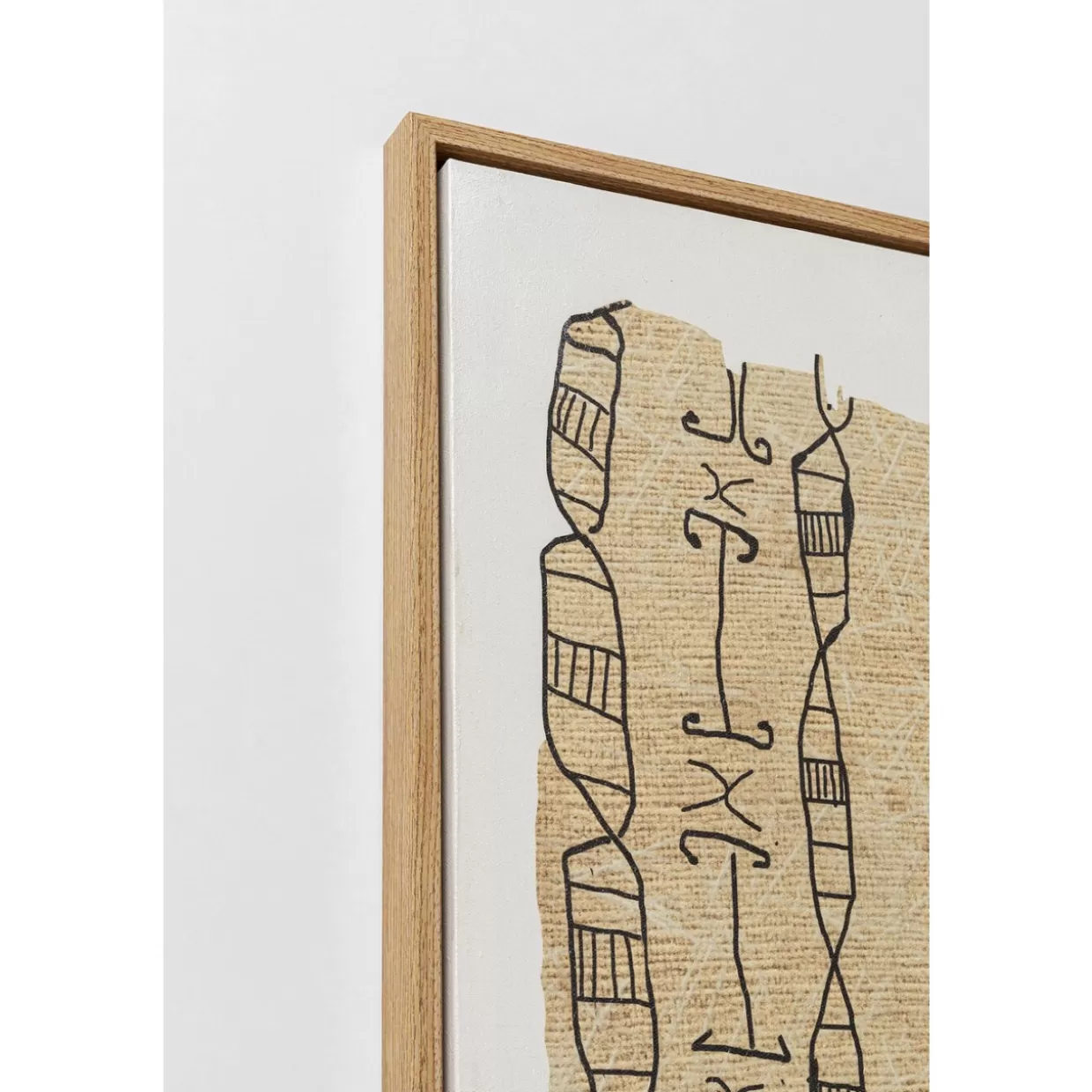 KARE Design Bilder | Gerahmtes Bild Native Spirals 50X150Cm