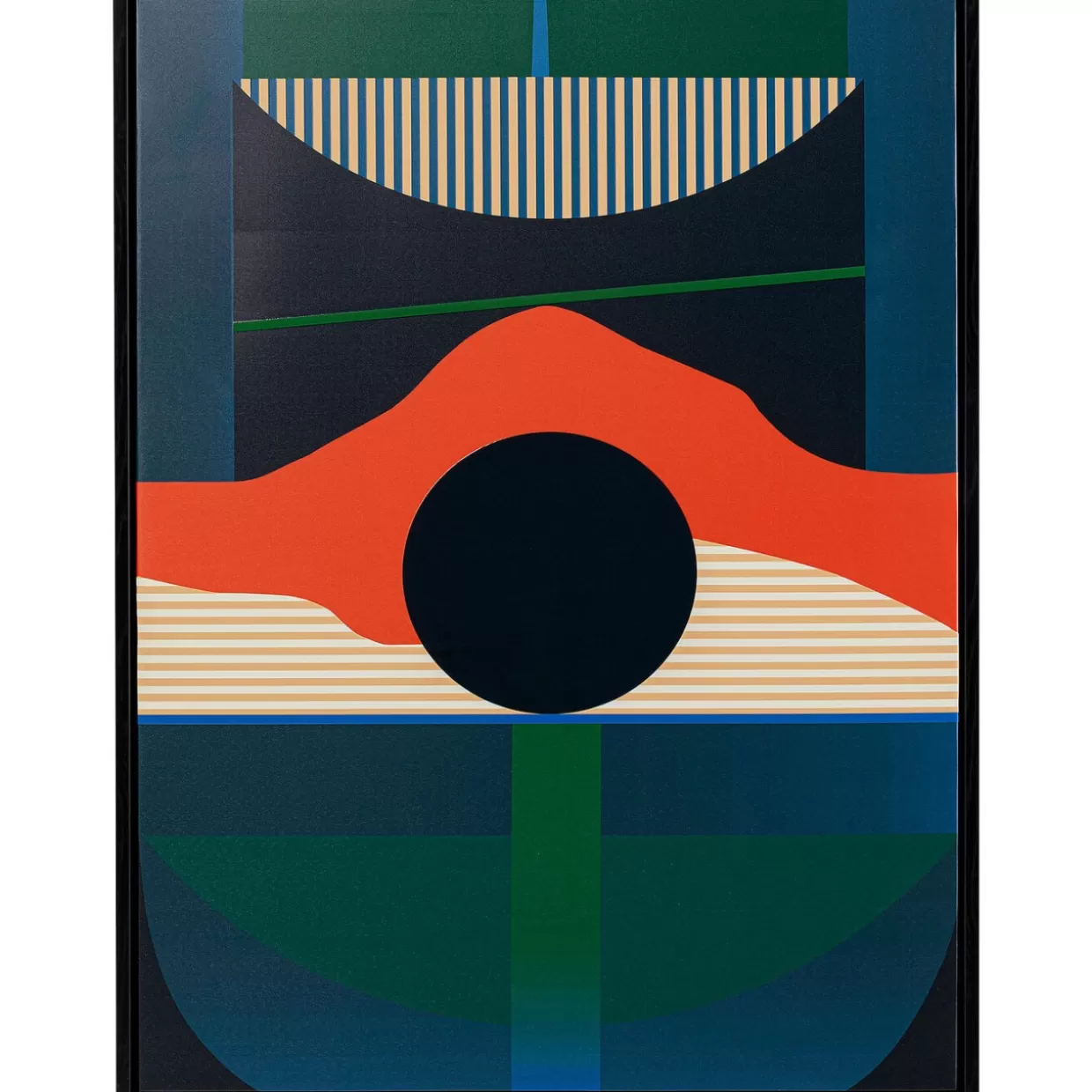 KARE Design Bilder | Gerahmtes Bild Sunset 75X100Cm