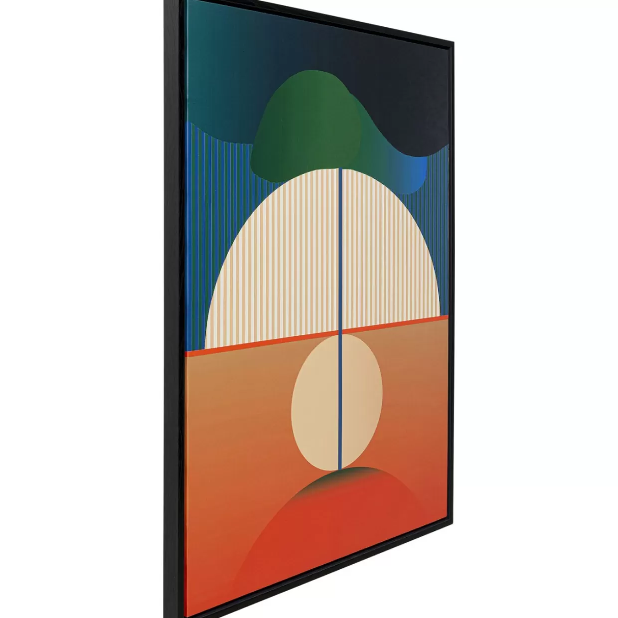 KARE Design Bilder | Gerahmtes Bild Sunset 75X100Cm
