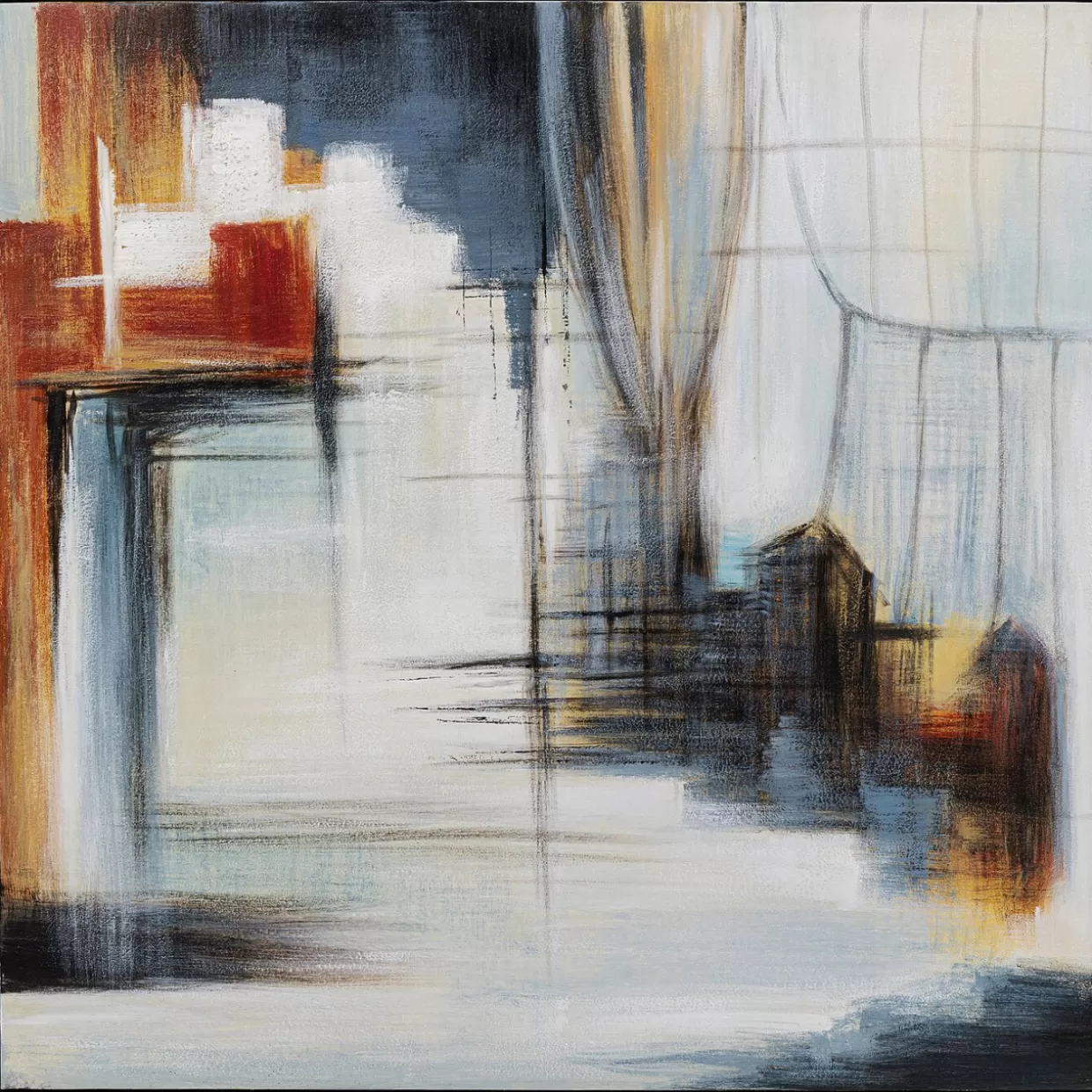 KARE Design Bilder | Gerahmtes Bild Visione Front 100X100Cm