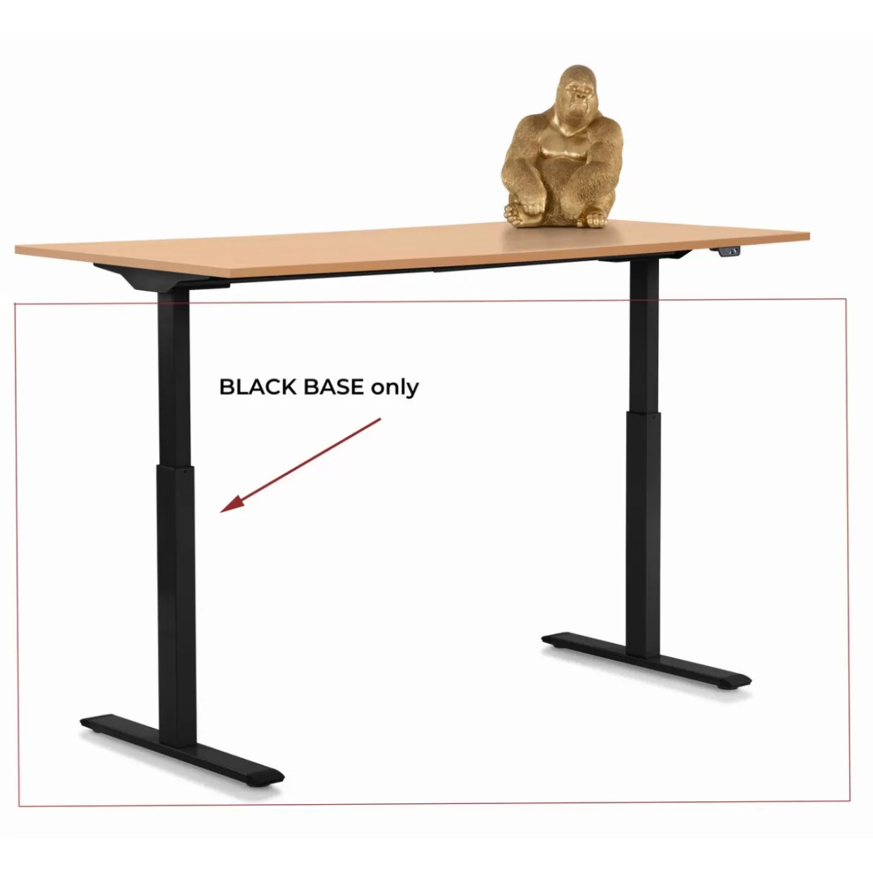 KARE Design Tische | Gestell Tavola Office Schwarz Smart
