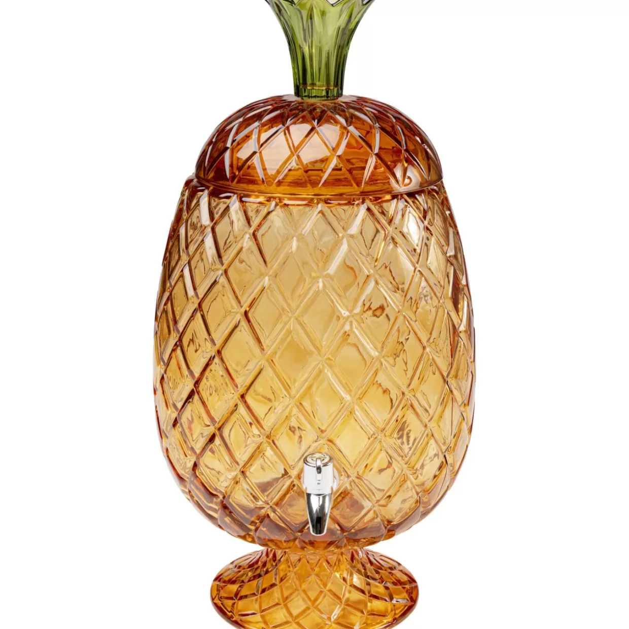KARE Design Geschirr & Tischaccessoires | Getrankespender Pineapple Amber (2/Tlg.)
