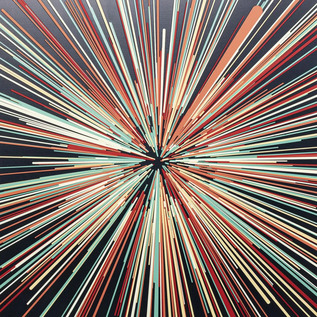 KARE Design Bilder | Glasbild 3D Light Speed 100X100Cm