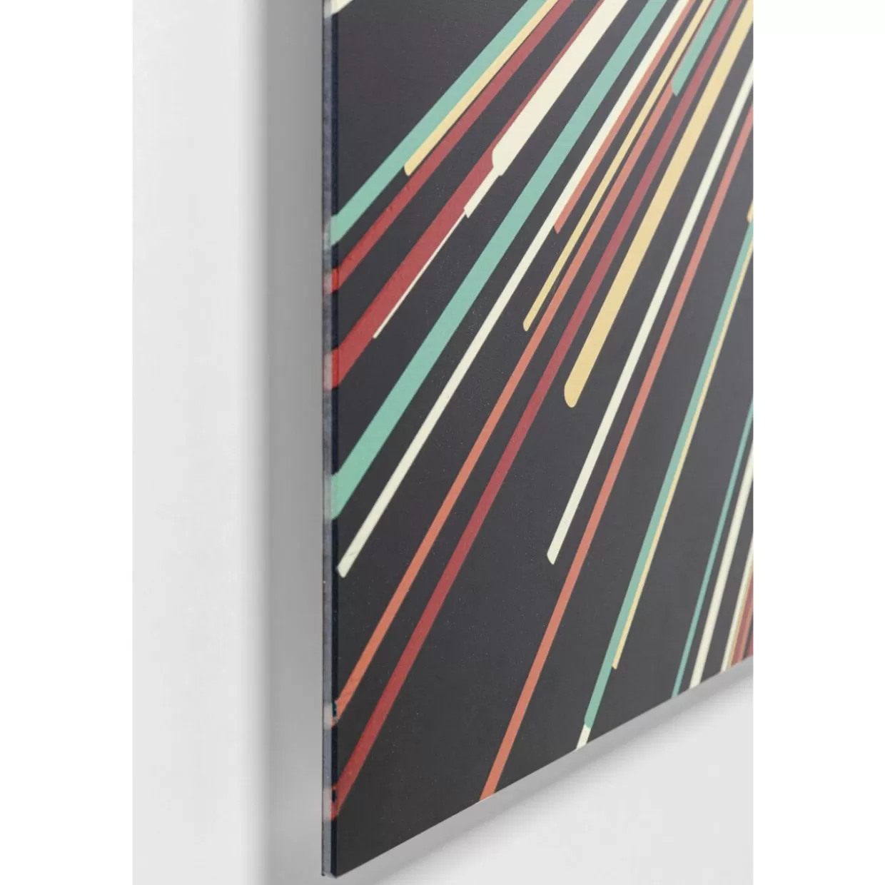 KARE Design Bilder | Glasbild 3D Light Speed 100X100Cm