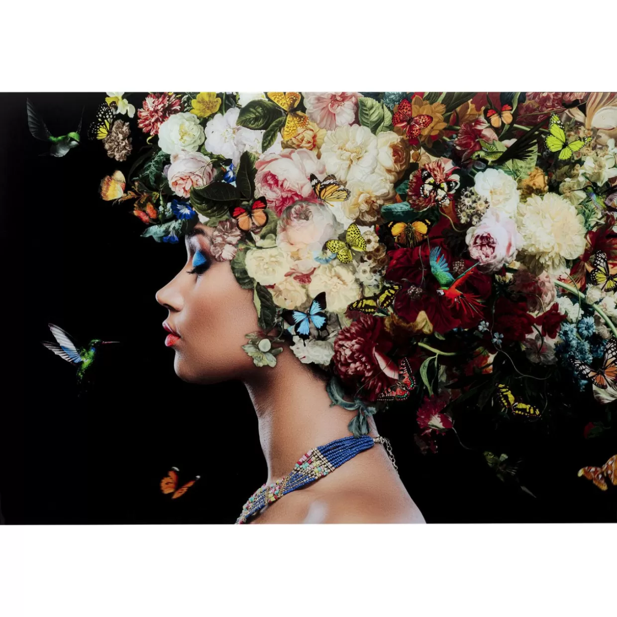 KARE Design Bilder | Glasbild Bunch Of Flowers 150X100Cm