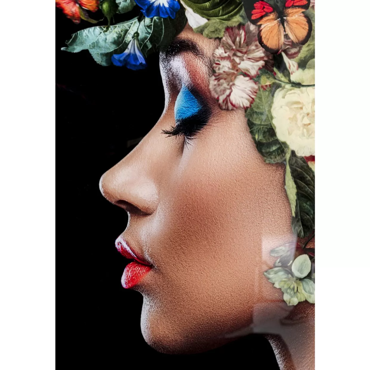 KARE Design Bilder | Glasbild Bunch Of Flowers 150X100Cm