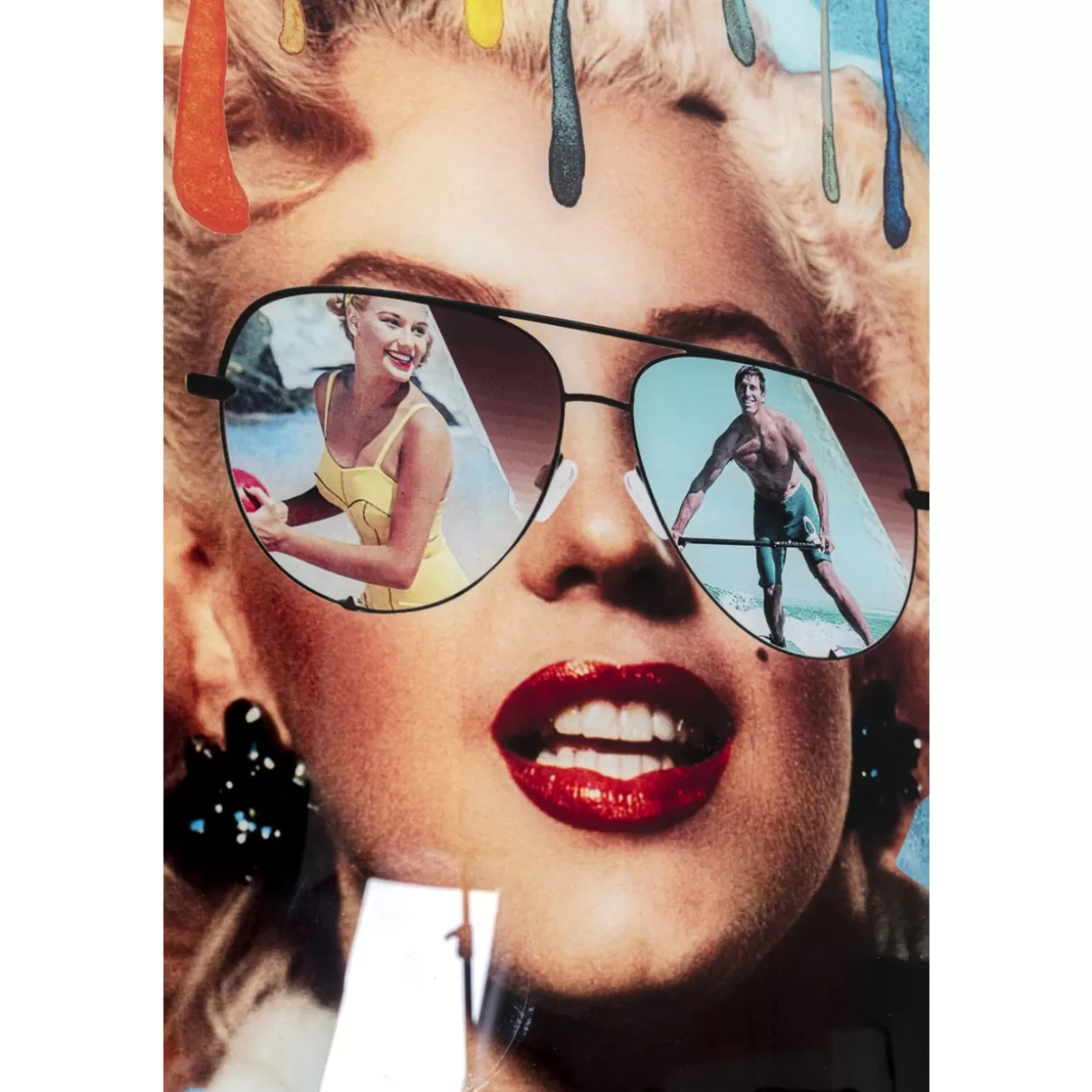 KARE Design Bilder | Glasbild Holiday In The 60S 120X150Cm