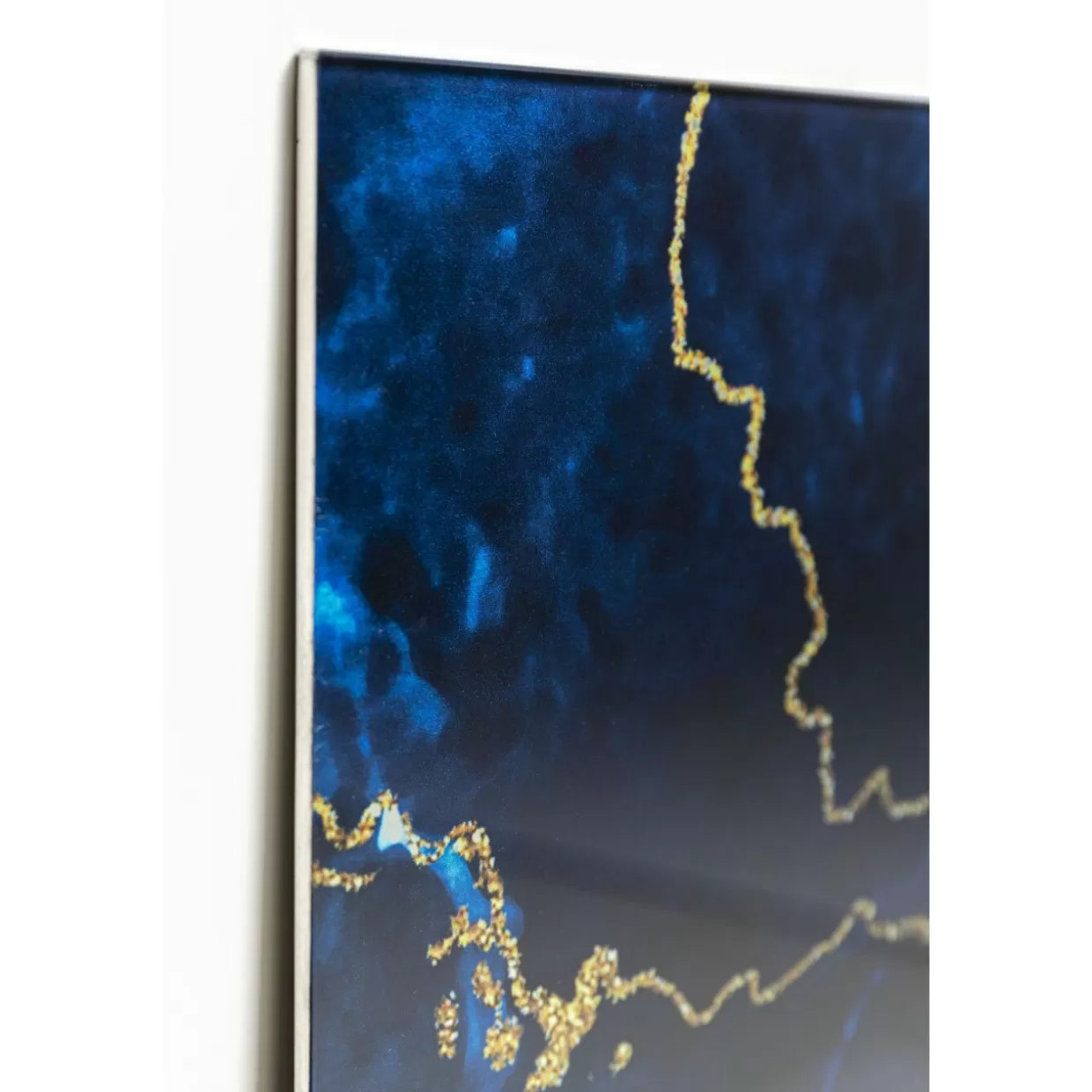 KARE Design Bilder | Glasbild Metallic Ocean 100X100Cm