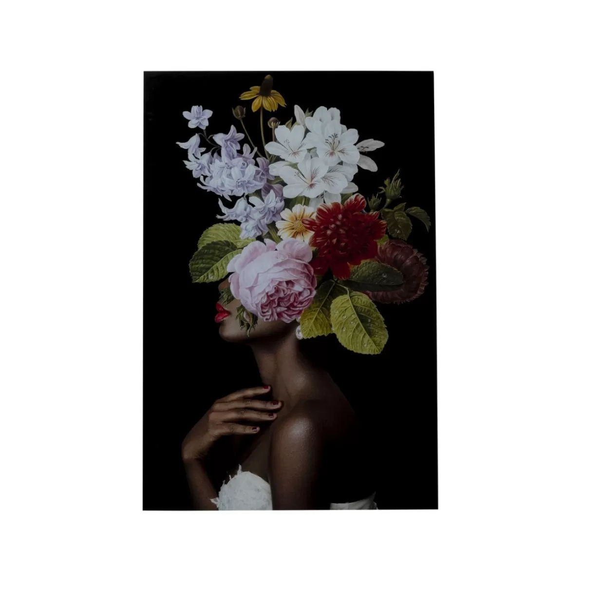 KARE Design Bilder | Glasbild Ms. Bouquet 80X120Cm