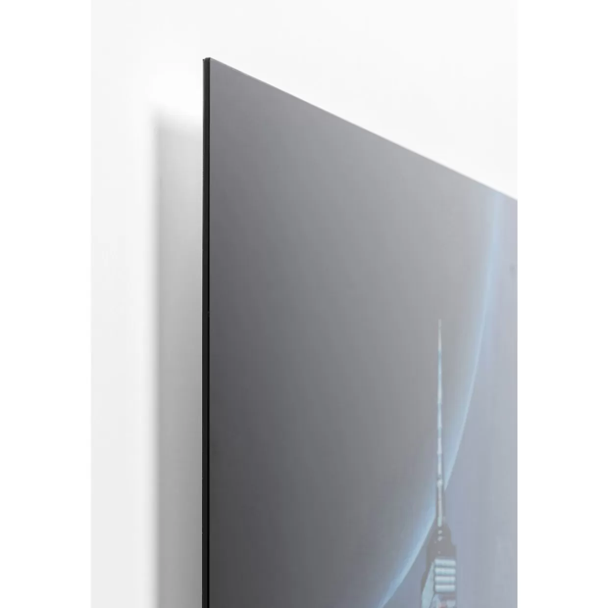 KARE Design Bilder | Glasbild Night Skyline 90X120Cm