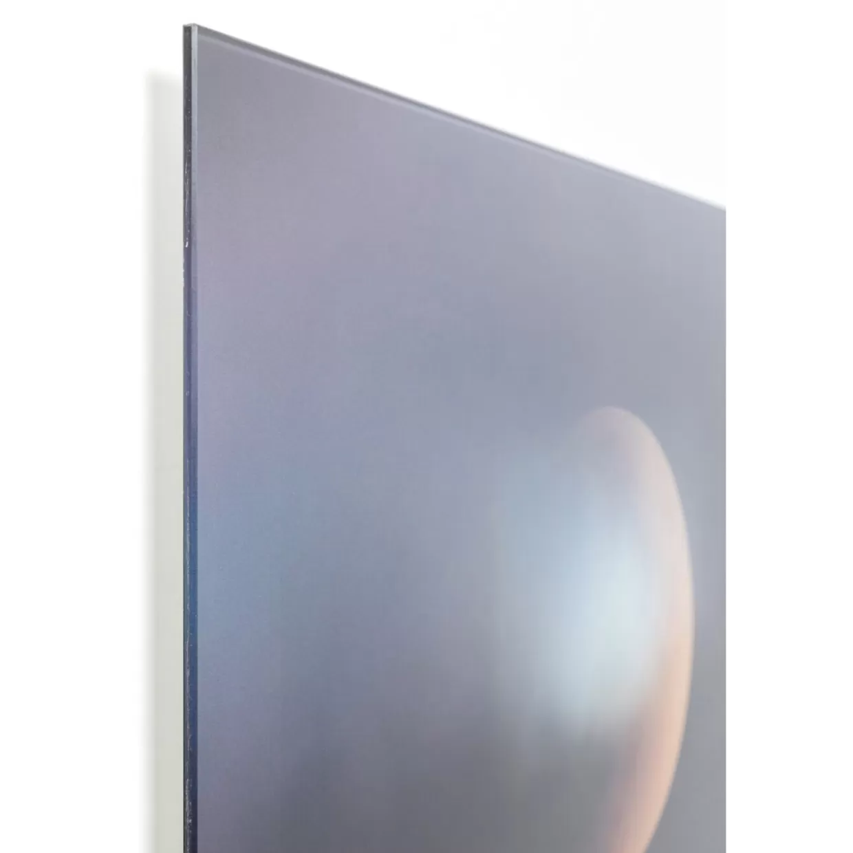 KARE Design Bilder | Glasbild Skyline Moon 80X120Cm
