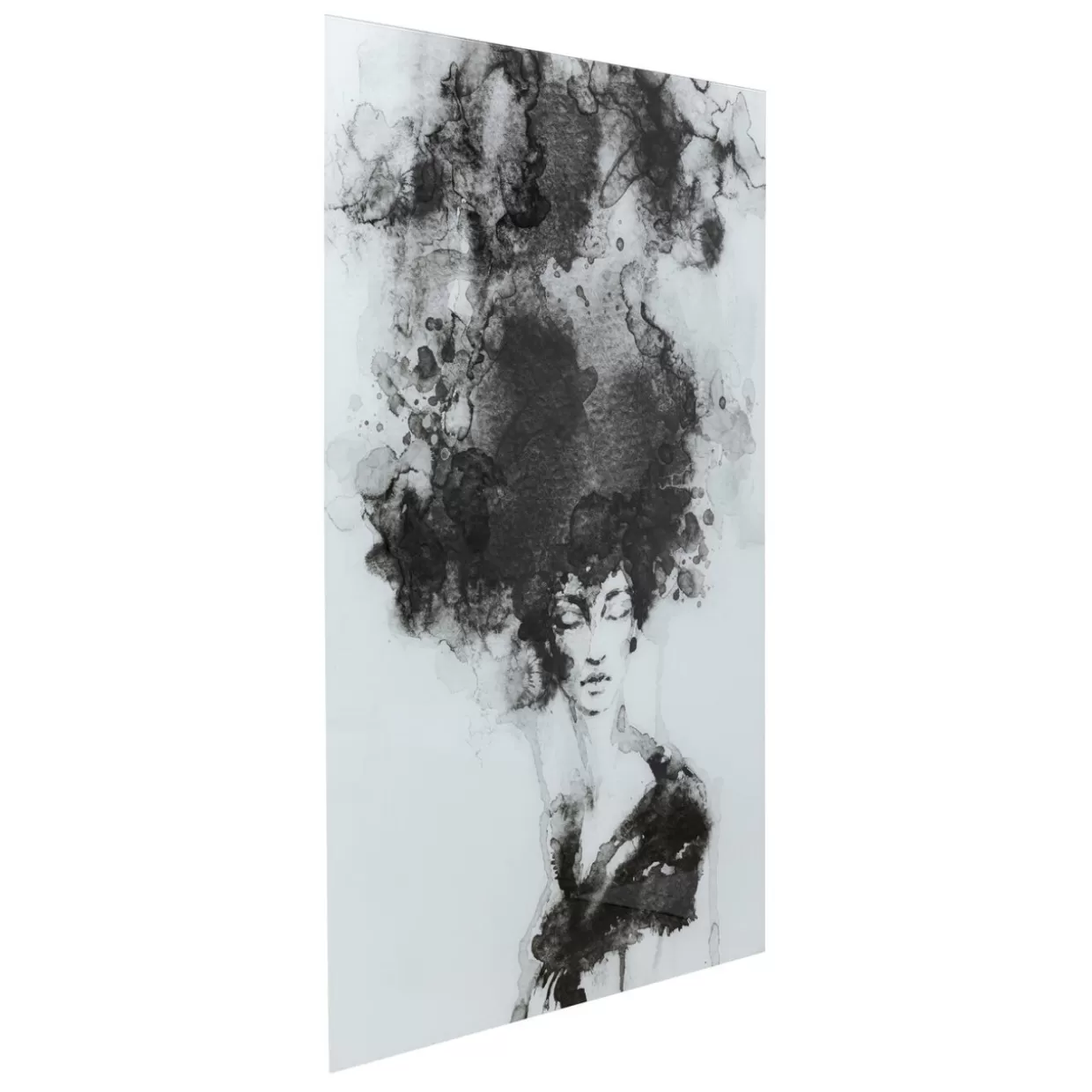 KARE Design Bilder | Glasbild Smokey Hair 100X150Cm