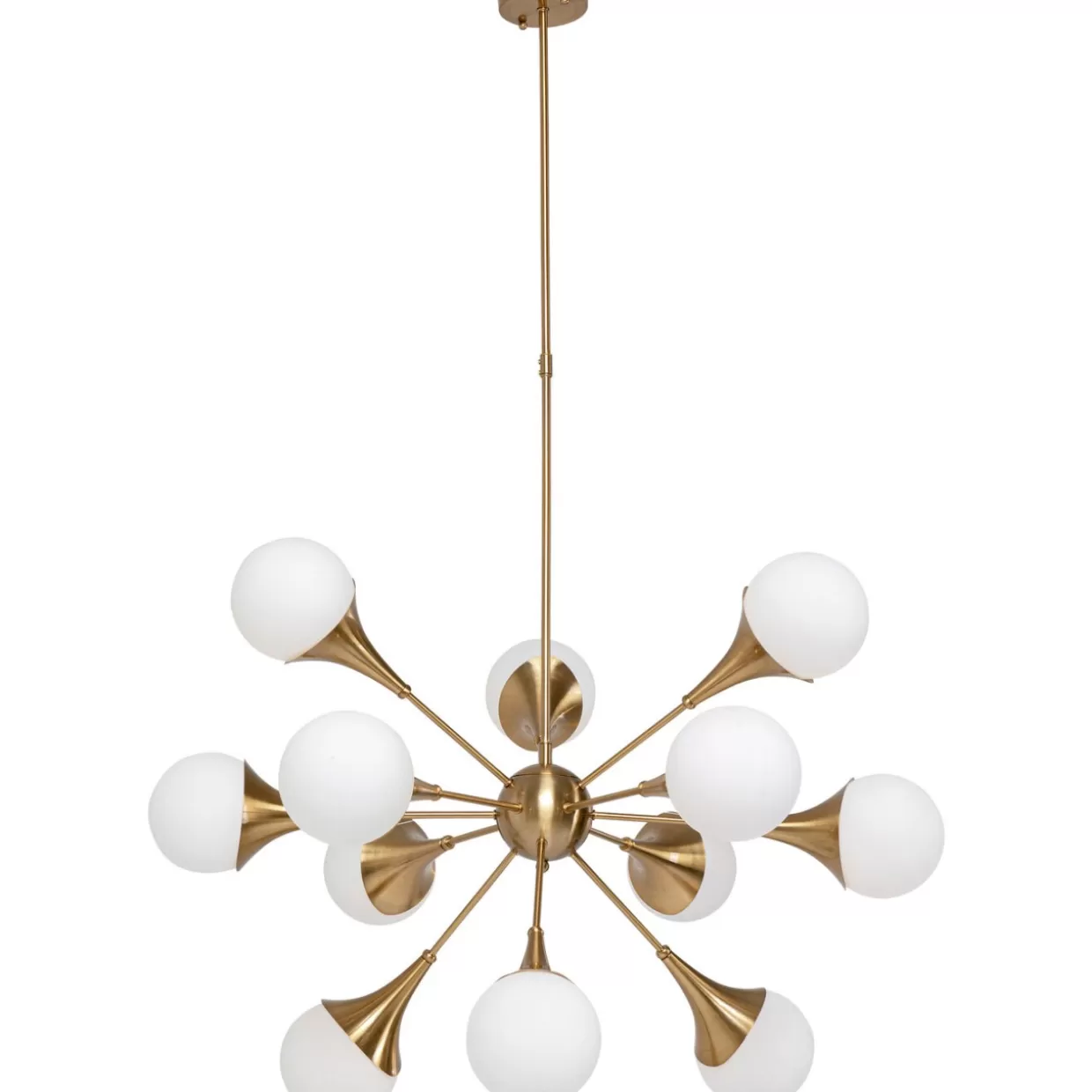 KARE Design Hängeleuchten | Hangeleuchte Bulb Fiction 12 Brass O102Cm